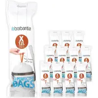 Brabantia PerfectFit Vuilniszakken - 10/12 l - Code X - 12 rollen x 20 stuks