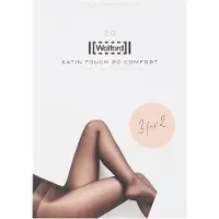 Wolford Satin Touch 20 Tights Set (3 units) - nearly black