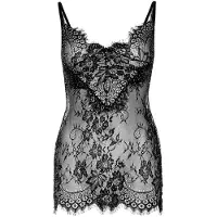 Leg avenue 2 PC Wimperkant strass b - GROOT / ZWART