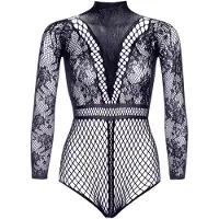 Leg avenue Kanten body Dominiq - Zwart