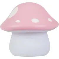 A Little Lovely Company Nachtlamp Paddenstoel Junior 11 Cm Pvc Roze