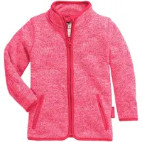 Playshoes Fleece jas pink / lichtroze