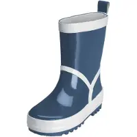 Playshoes Regenlaarzen donkerblauw / wit