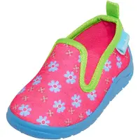 Playshoes Huisschoenen hemelsblauw / limoen / pink