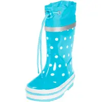 Playshoes Regenlaarzen turquoise / wit