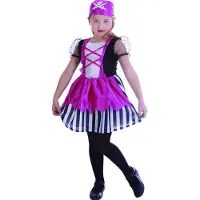 Vegaoo Roze piraten pakje voor meisjes - Kinderkostuums - 104/116