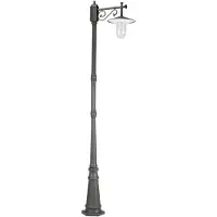 Ks Verlichting Klassieke tuinlamp Louvre 1-lichts - antraciet