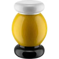 Alessi Twergi zout- en pepermolen 11 cm Geel