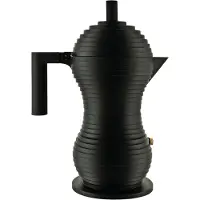Alessi Pulcina espressomachine zwart 30 cl, 6 kopjes