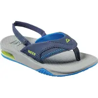 Reef Slipper Little Fanning Navy Lime-Schoenmaat 25 - 26