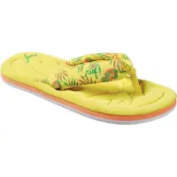 Reef Kids Pool Float - Slippers - Brede banden - Geel - Maat 31/32