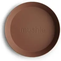 Mushie - Kinderservies Set 2 Borden Rond - Caramel