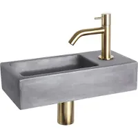 Differnz Fonteinset Mix&match Ravo Beton Gebogen Mat Goud