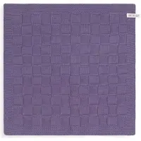 Knit Factory Keukendoek Uni - Violet - 50x50 Cm