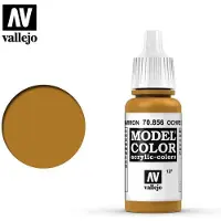 Vallejo Hobbyverf Acrylverf - 70856 Model Color Ocre Marron - Acryl Verf flesje - 17 ml