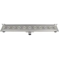 OEM Douchegoot - Muur flens RVS - 7 x 7 x 70 cm