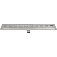 Differnz RVS douchegoot 70x7cm met flens