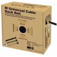 Multibrackets M Universal Cable Sock Roll 40 mm x 50 m - Guide pour câbles - noir
