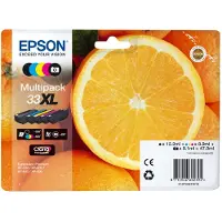 Epson Ink/33XL Oranges CMYKPk SEC