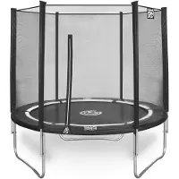 Game on sport Jumpline Trampoline met Veiligheidsnet 305 cm (10ft) - Zwart