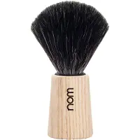 NOM Scheerkwast Theo Black Fibre - Blank Essenhout