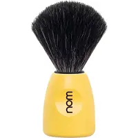 NOM LASSE Shaving Brush Black Fibre Lemon Lemon