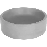 Differnz Marba opbouw wastafel 42cm lichtgrijs beton