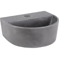 Differnz Demi - Fontein beton donkergrijs - 30 x 25 x 11 cm
