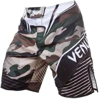 Venum Camo Hero Fightshorts - Green/Brown-S