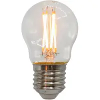 LumenXL 2,5W & 4,5W filament lamp, 2200-2700K, helder glas Ø45mm, dim-to-warm