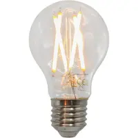 LumenXL 7W & 9W filament lamp, 2200-2700K, helder glas Ø60, dim-to-warm