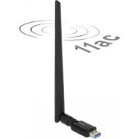DeLOCK USB 3.0 dual band WLAN stick 867 + 300 Mbps met externe antenne