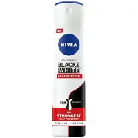 Nivea Black & White Max Protection Anti-Transpirant Spray - Deodorant Spray - 6 x 150 ml - Voordeelverpakking