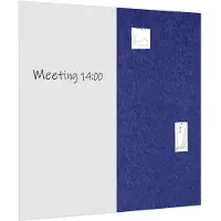 Ivol Whiteboard / prikbord pakket 200x200 cm - 1 whiteboard + 2 akoestische