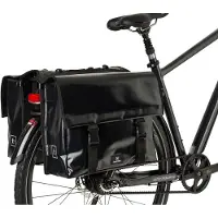 Fastrider Cargo Tarpaulin Dubbele Fietstas Zwart - 46L
