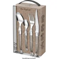 Lou Laguiole Tradition - Ménagère 24 pièces Taupe