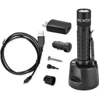 Maglite Mag-Tac Plain Head Matte Zwart Rechargeable