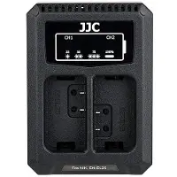 JJC DCH-ENEL25 USB Dual Battery Charger (voor Nikon EN-EL25 accu)