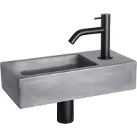 Differnz Fonteinset Mix&match Ravo Beton Gebogen Mat Zwart