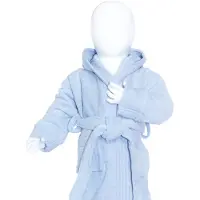 The One Towelling Baby badjas Licht Blauw - 80/92