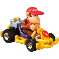 Hot Wheels Mario Kart GRN15 Diddy Kong pijpframe auto/voertuig 2021 Nieuw