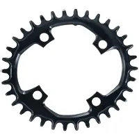 Garbaruk Melon MTB Chainring - 94 mm / Oval / Narrow-Wide - for Sram - black