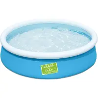 Bestway Fastset Zwembad 152x38cm Blauw blauw Kunststof Zwembaden