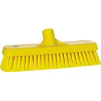 Vikan vloerschrobber hard geel (30cm)