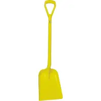 Multicare-Centrum Hygiene 5625-6 schop D-grip, geel steel 104cm, standaard blad 33x27cm