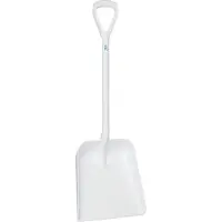 Multicare-Centrum Hygiene 5623-5 schop D-grip, wit steel 104cm, groot blad 38x35cm