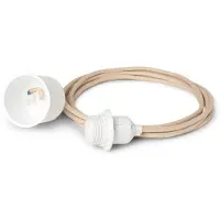 Ferm Living lampensnoer textiel 2 m Sand