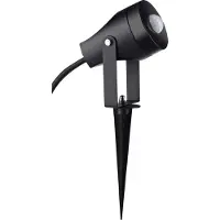Markslöjd Tuin 24 bewegingsmelder met grondspies PIR-Sensor, zwart, Aluminium