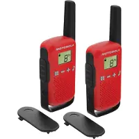 Motorola Zebra Talkabout T42 - Draagbaar - Radio In Twee Richtingen - Pmr - 446 Mhz - 16 Kanalen - Zwart En Rood (Pak Van 2) - Educatieve en elektronische spelen