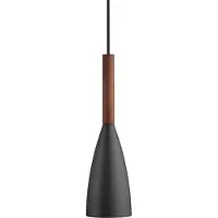 Nordlux Hanglamp hout 'Pure 10' zwart E27 10 cm DFTP